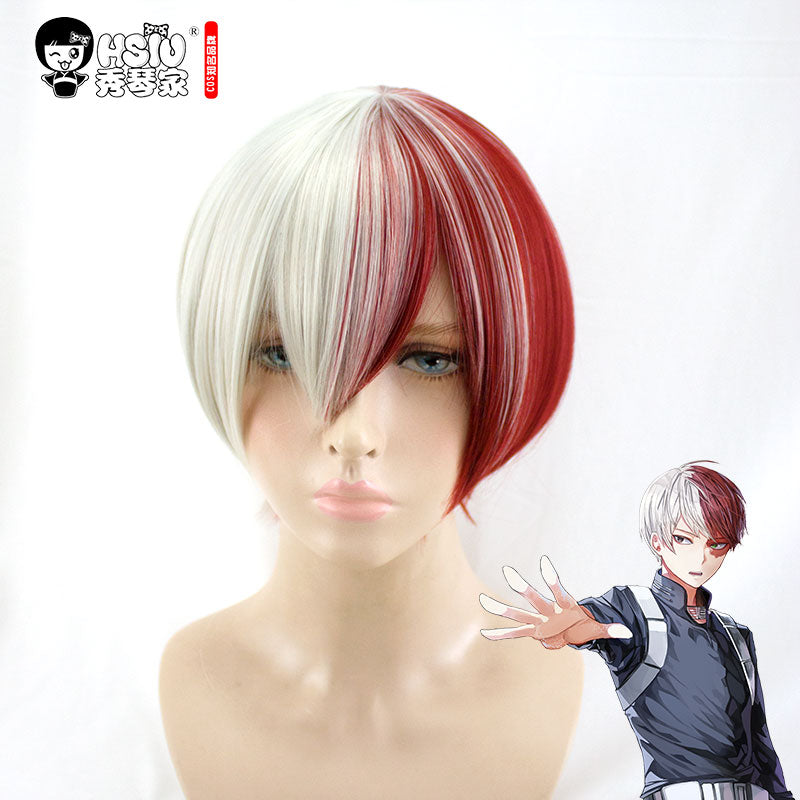 Perruque Cosplay Shoto Todoroki - My Hero Academia