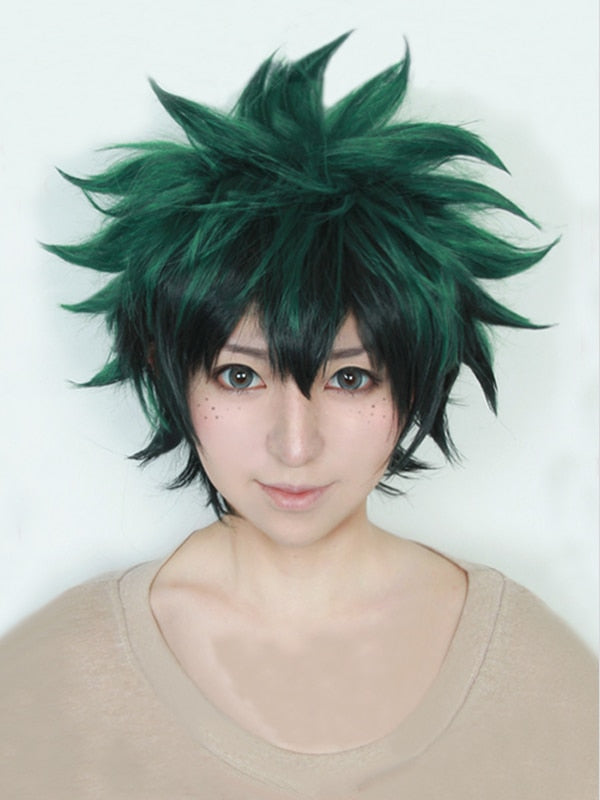 Perruque Cosplay Izuku Midoriya - My Hero Academia