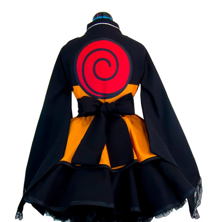 Robe Cosplay Lolita Ninja - Inspiration Naruto Uzumaki