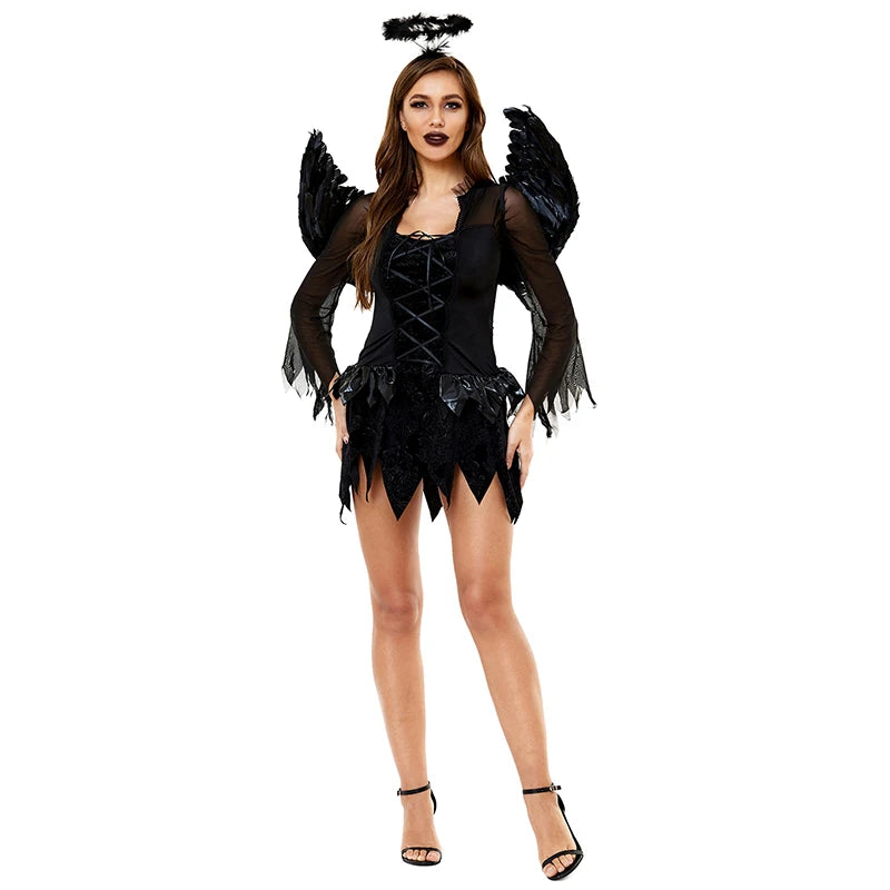 Costume "Ange Déchu Noir"