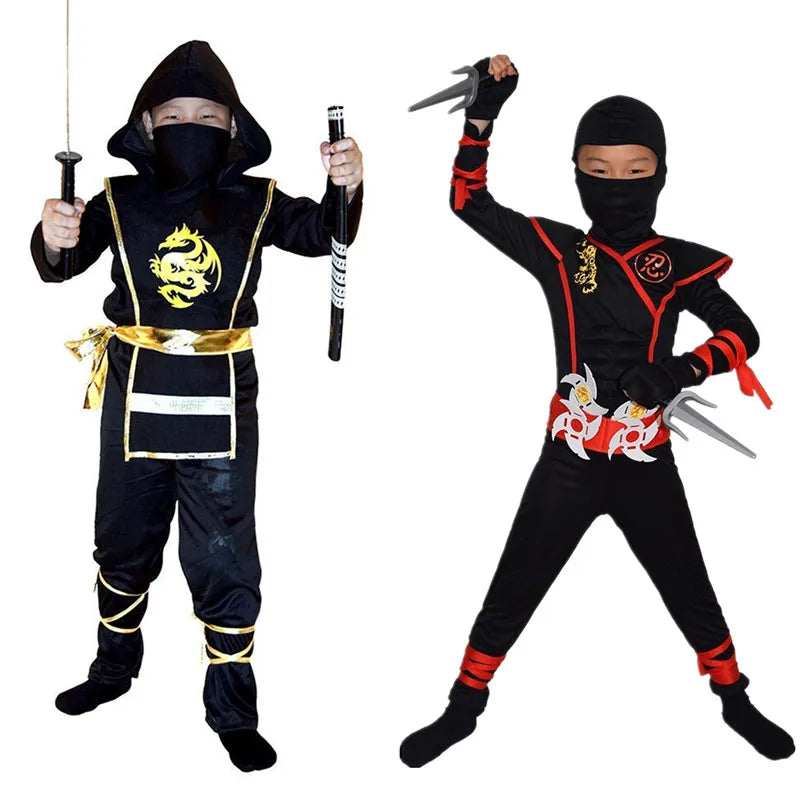 Costume de Cosplay Ninja Enfant - Guerrier de l'Ombre