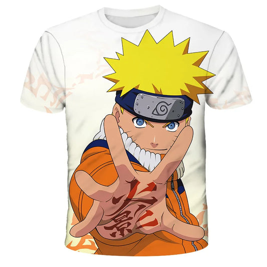 T-shirt Enfant Naruto Prêt au Combat – Signe de Jutsu Ninja