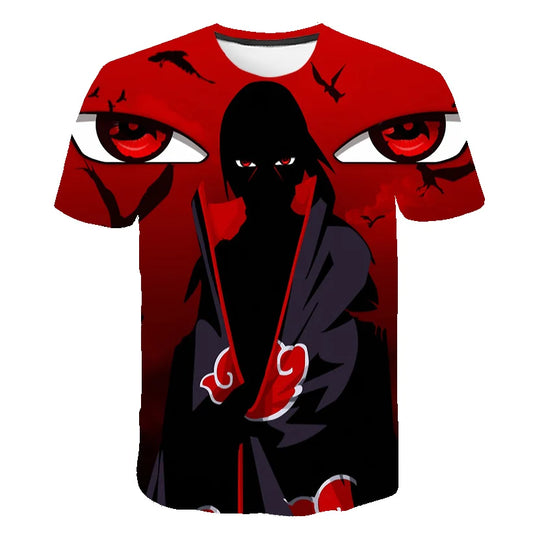 T-shirt Enfant Itachi Uchiha – Sharingan de l’Akatsuki